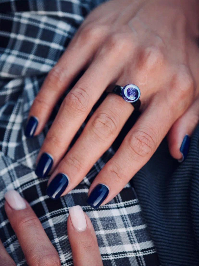 Кольцо гармонии "Хамелеон на миллион" Олафа из муранского каменного ...